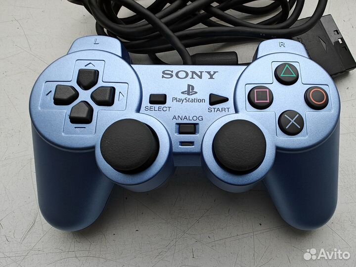 Sony PlayStation 2 Aqua Blue Controller