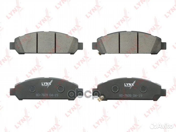Колодки тормозные дисковые перед BD7609 LYN