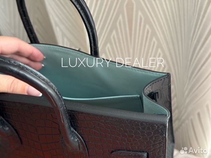 Сумка Hermes Birkin 25 Sellier Moreletti крокодил