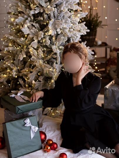 Вечернее черное платье