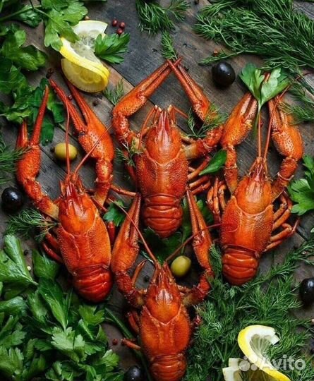 Вкусные раки в наличии