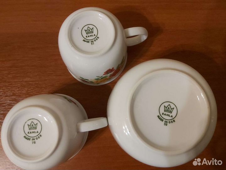 Чайный сервиз на 6 персон гдр