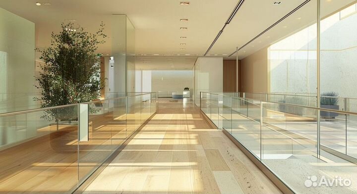 Стеклянное ограждение