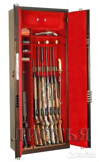 Сейф кованой инкрустацией Листья BS968. d32. L43 F