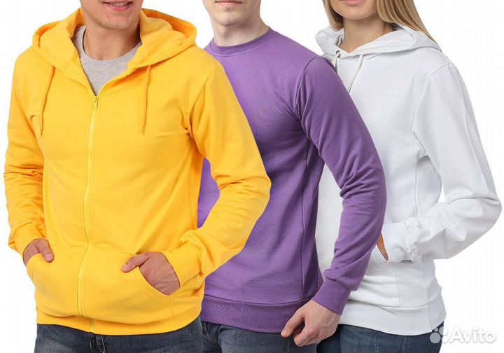 Пошив толстовок оптом, худи, кенгуру, свитшоты
