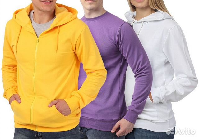 Пошив толстовок оптом, худи, кенгуру, свитшоты