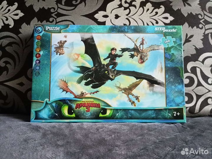 Пазл как приручить дракона 3