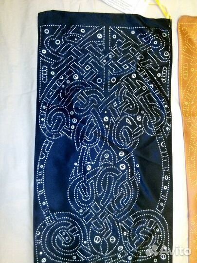 Кашне-шарф мужское натур. атласный шелк