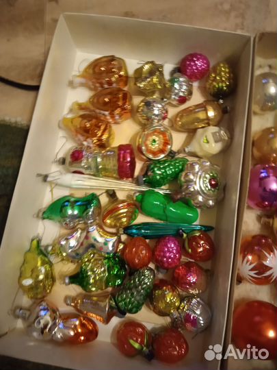 Елочные игрушки СССР 50-70 гг