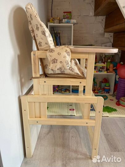 Стульчик для кормления ребенка трансформер 2в1