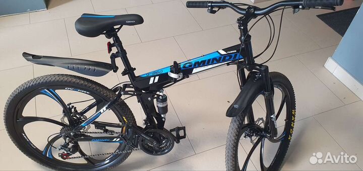 Велосипед новый 17 рама складной Gmindi