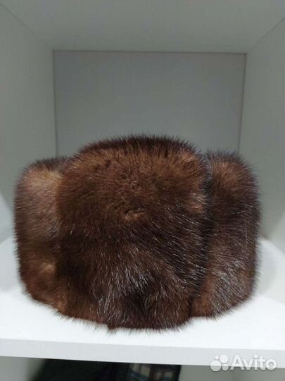 Норковая шапка мужская 55 64