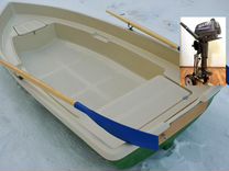Вёсельная лодка с мотором Тортилла-4 с Рундуками S