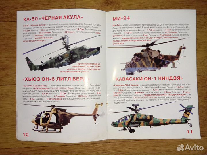Журналы про вертолеты и оружие