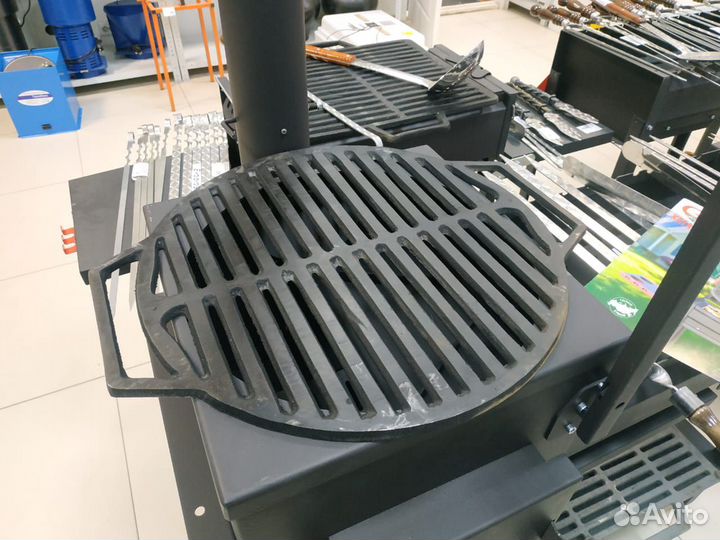 Решетка гриль круглая D43см Узбекистан