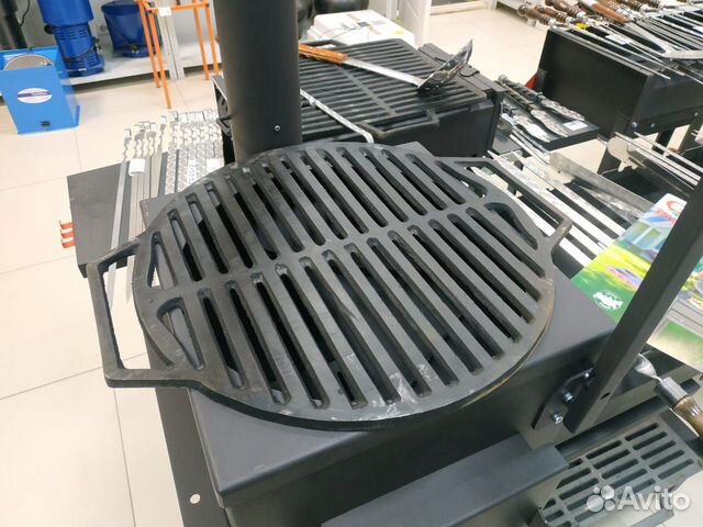 Решетка гриль круглая D43см Узбекистан