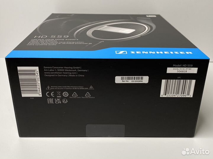 Новые наушники Sennheiser HD 559