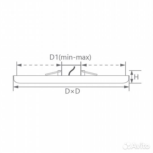 41570 Светильник встраиваемый светодиодный feron