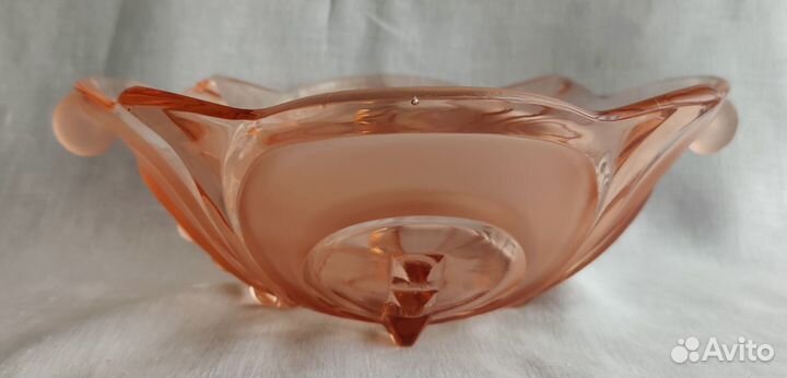 Ваза для фруктов Салатница Салатник Стекло СССР