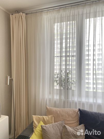 Подшив штор