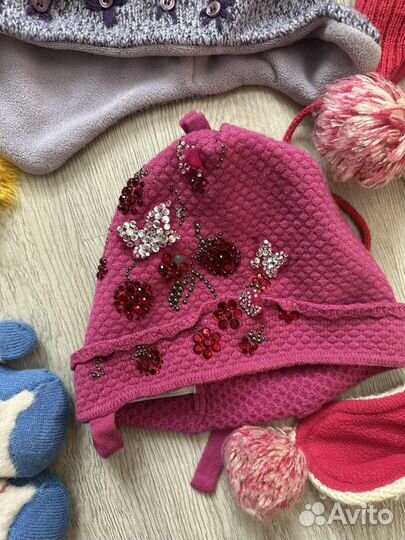 Шапки пакетом для девочки