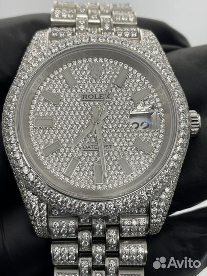Часы Rolex Datejust 41mm 126300 Custom Diamonds