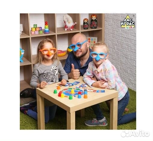 Настольная игра Хитрый нос с карточками