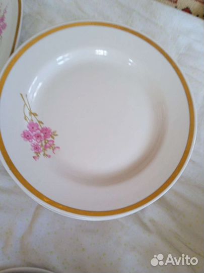 Остатки набора тарелок СССР