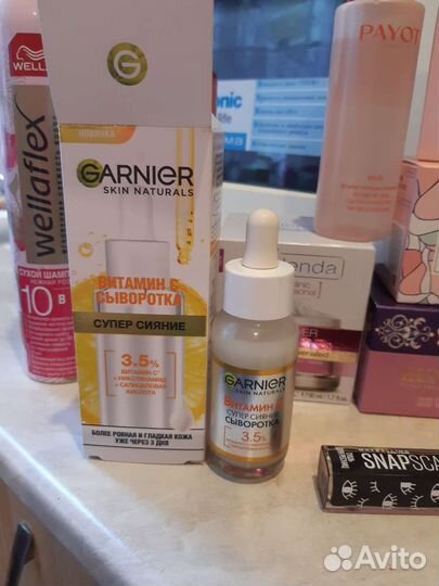 Крем Garnier, Мейбелин, лореаль, Payot