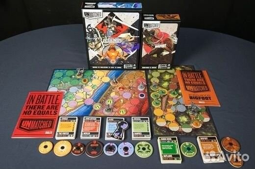 Настольная игра Unmatched. Битва Легенд новая