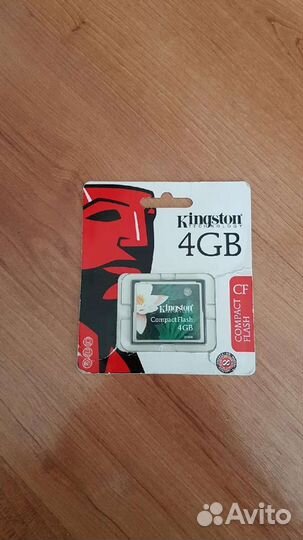 Карта памяти Kingston Compact Flash 4 Гб
