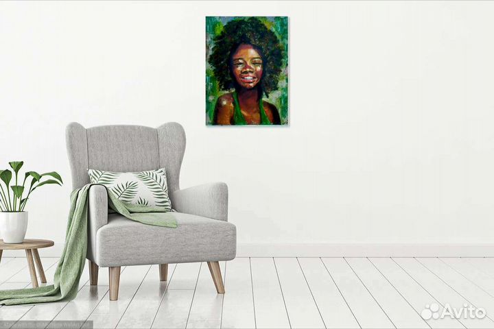 Картина маслом на оргалите,авторская работа