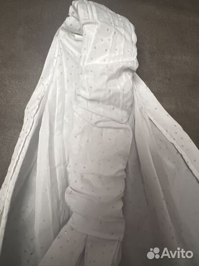 Бандана/Косынка от солнца белая женская