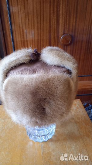 Норковая шапка мужская