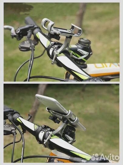 Держатель для телефона на велосипед (алюминий)