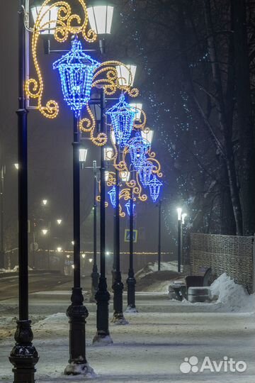 Световые консоли новогодние