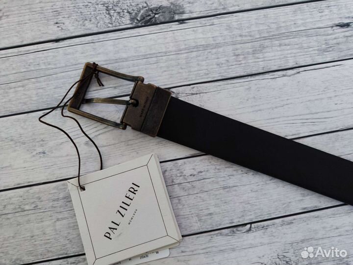Pal Zileri новый мужской кожаный ремень 34 Италия