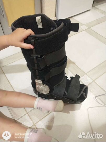Деротационный сапожок ортез