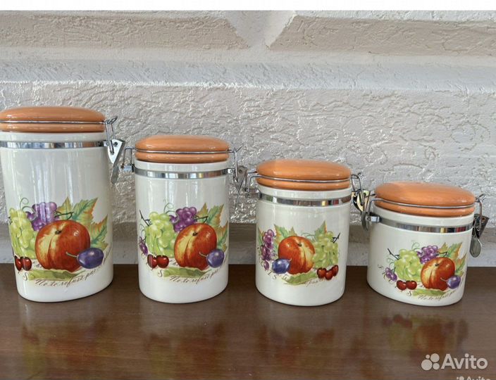 Банки для сыпучих Керамика Финляндия