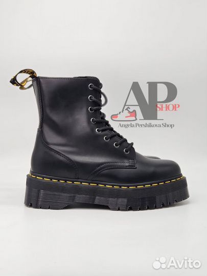 Dr Martens Jadon Smooth Black Ботинки Кожаные