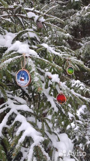 Ёлочные игрушки ручной работы