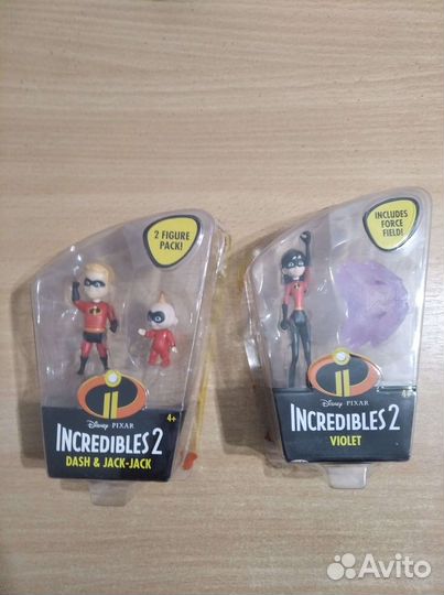 3 Фигурки The Incredibles 2 Виолетта + Dash&Jack