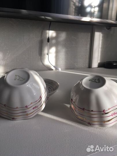 Сервиз чайный остатки Нежность Дулево