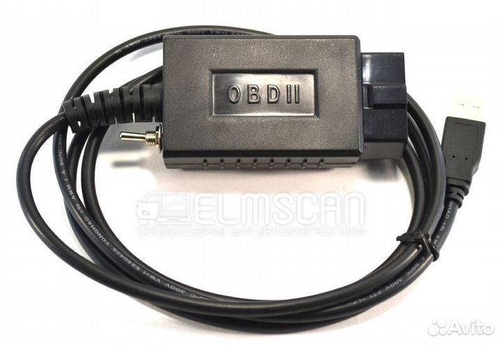 ELM327 USB с переключателем HS+MS CAN Pro