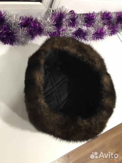 Норковая шапка