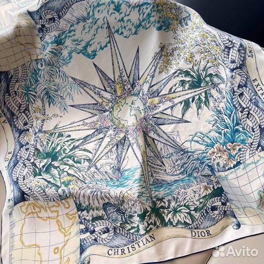 Шелковый платок dior