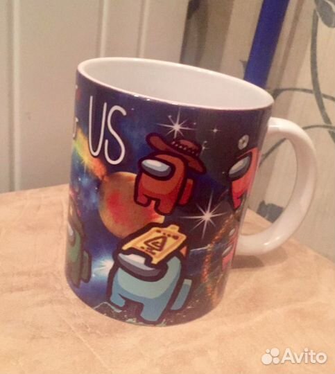 Кружки яркие Brawl stars, Among us