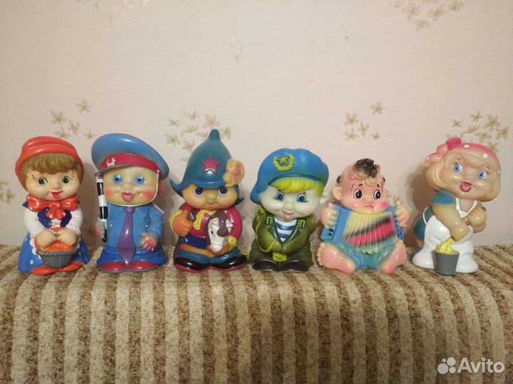 Резиновые игрушки СССР