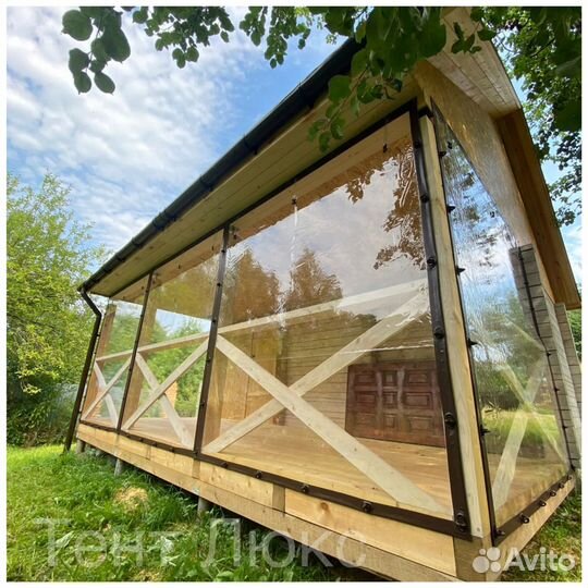 Мягкие окна для беседки веранды арт.1300