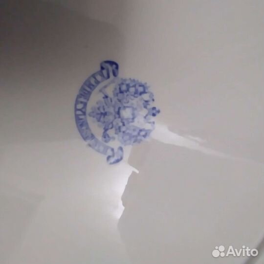 Блюдо антикварное Кузнецов 34 см